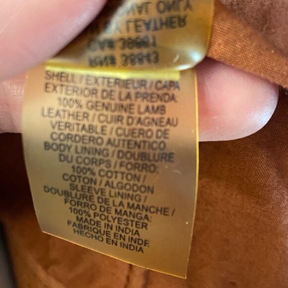 Elie Tahari Women’s Leather Bomber Jacket Size Medium - Picture 6 of 12